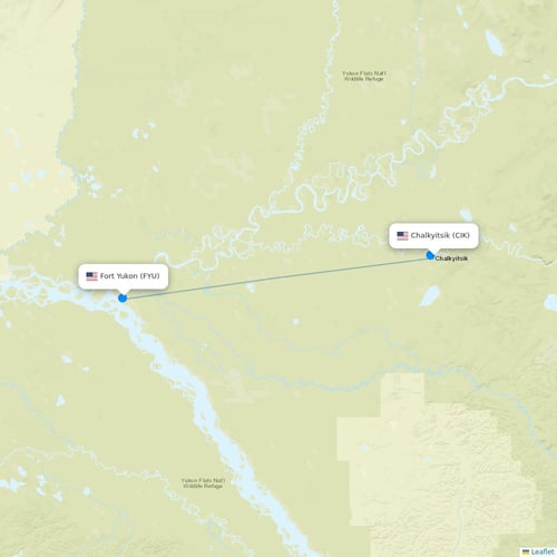 Map of Chalkyitsik