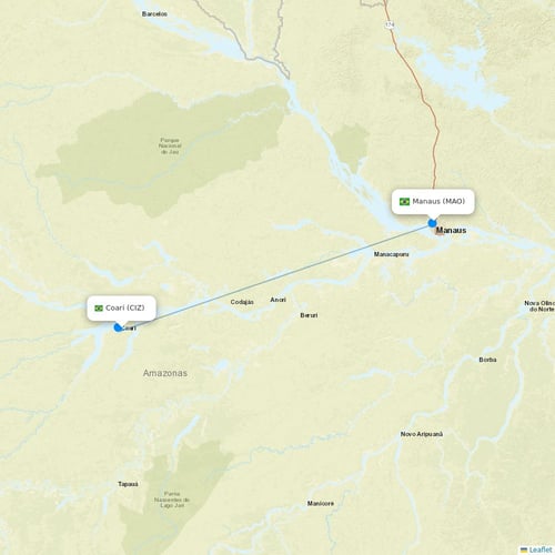 Map of Coari