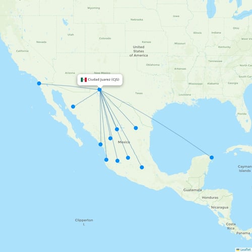 Map of Ciudad Juarez