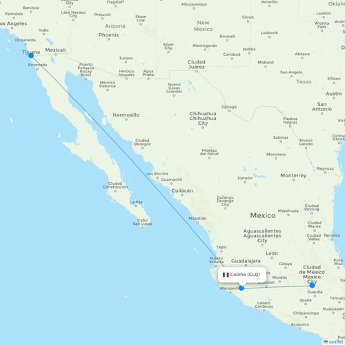 Map of Colima