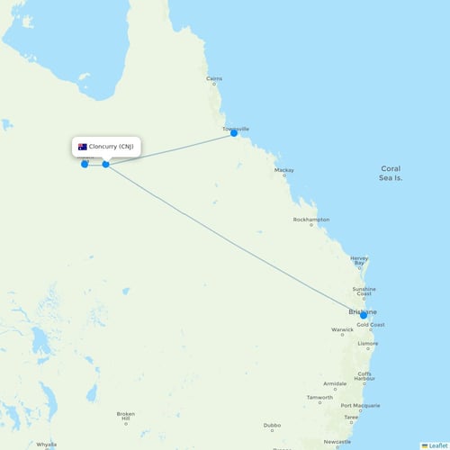 Map of Cloncurry
