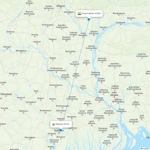Map of Cooch Behar
