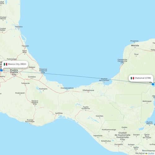 Map of Chetumal