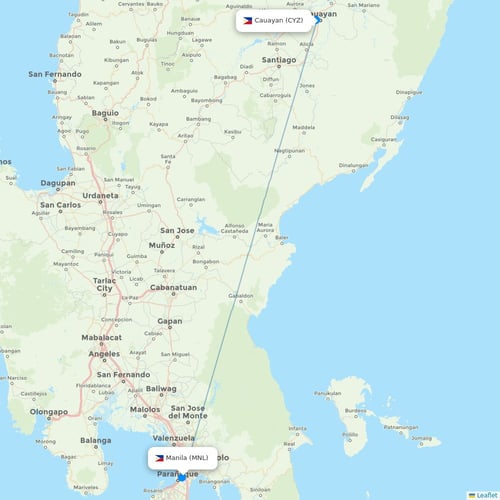 Map of Cauayan
