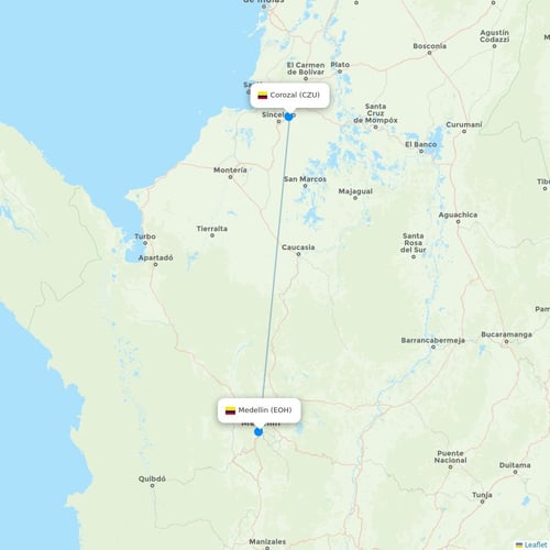 Map of Corozal