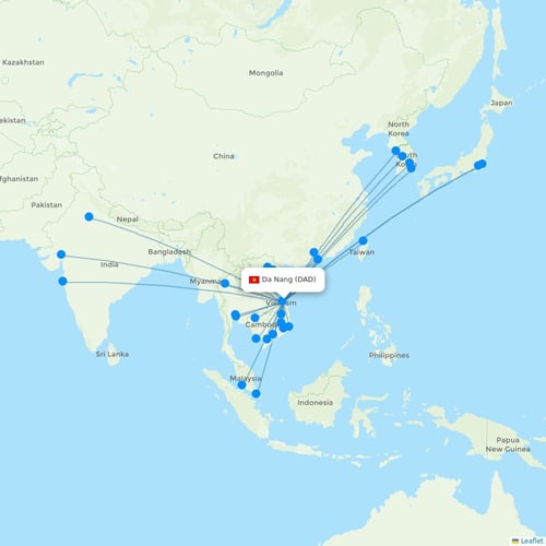 Map of Da Nang