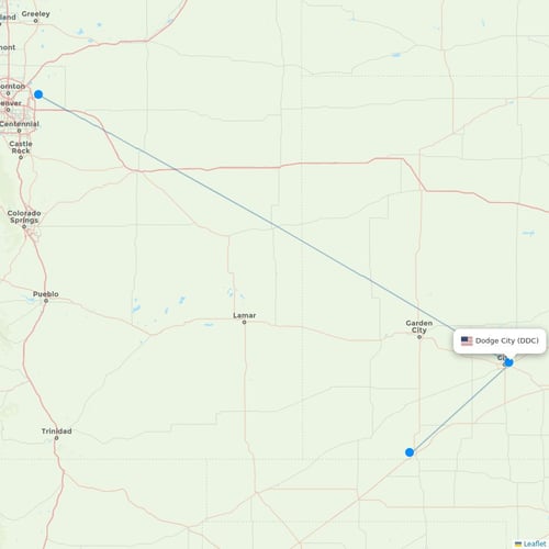 Map of Dodge City
