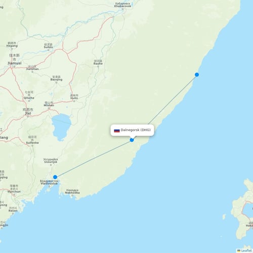 Map of Dalnegorsk