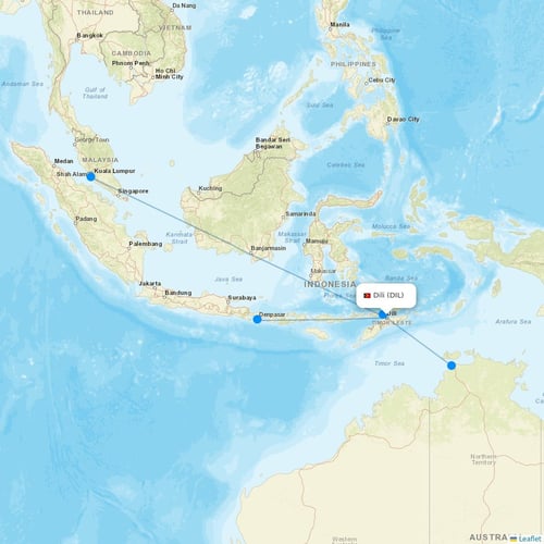 Map of Dili