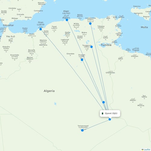 Map of Djanet