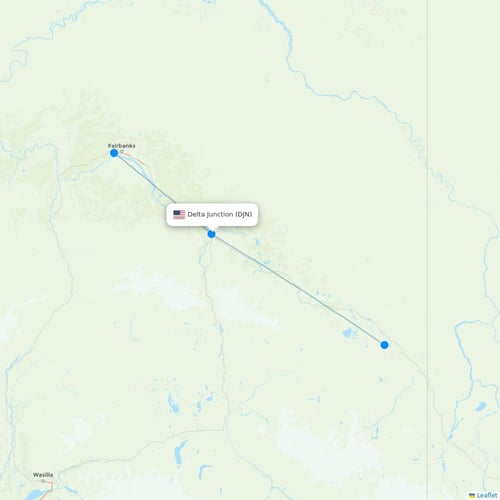 Map of Delta Junction