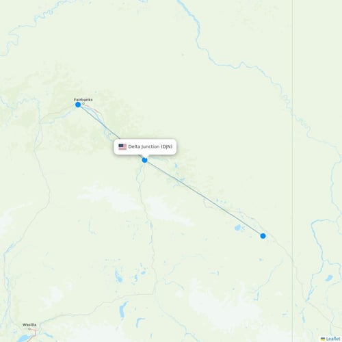 Map of Delta Junction