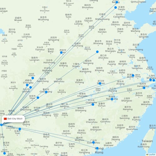 Map of Dali City