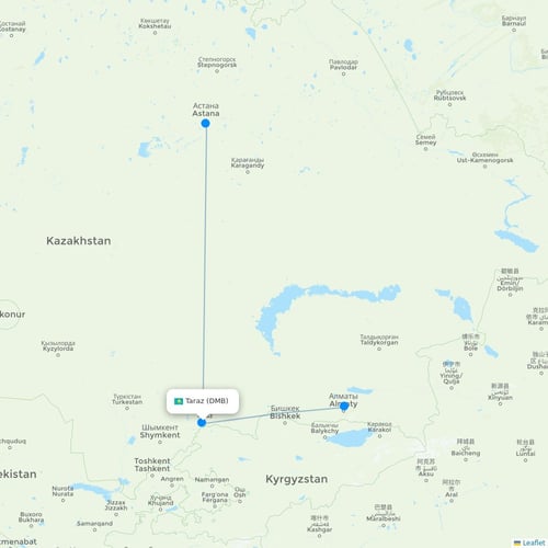 Map of Taraz