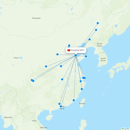Map of Dongying