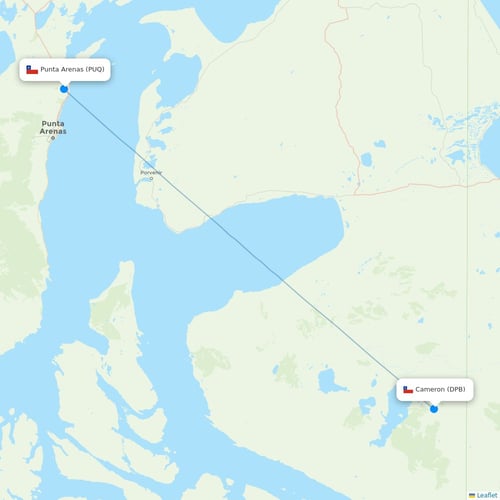 Map of Cameron