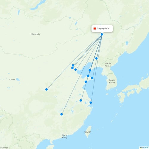 Map of Daqing