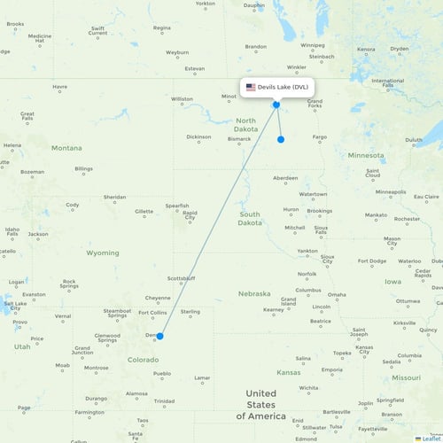 Map of Devils Lake