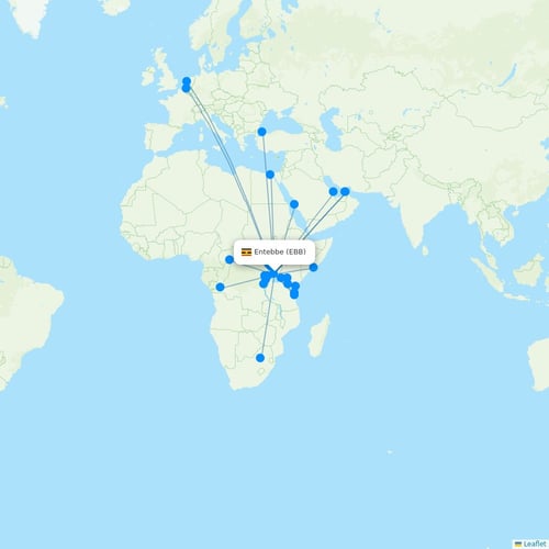 Map of Entebbe