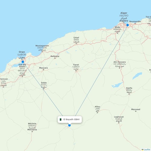 Map of El Bayadh