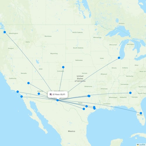 Map of El Paso