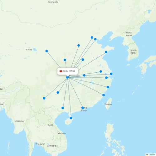 Map of Enshi