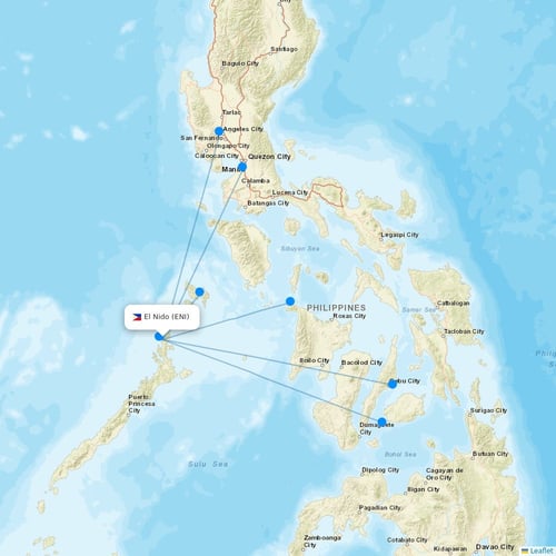Map of El Nido