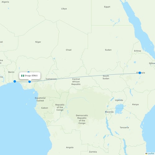 Map of Enugu