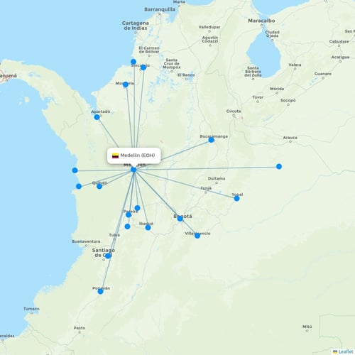 Map of Medellin