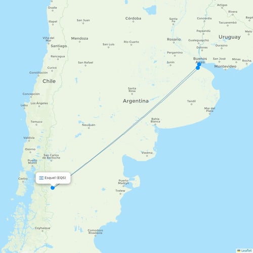 Map of Esquel