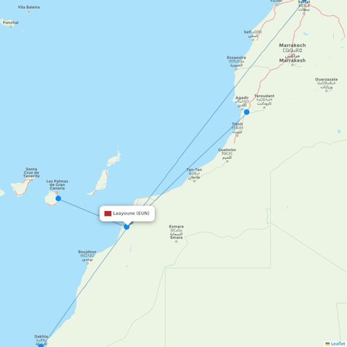 Map of Laayoune