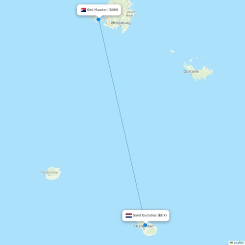Map of Saint Eustatius