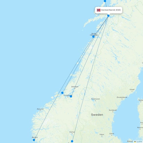 Map of Harstad-Narvik