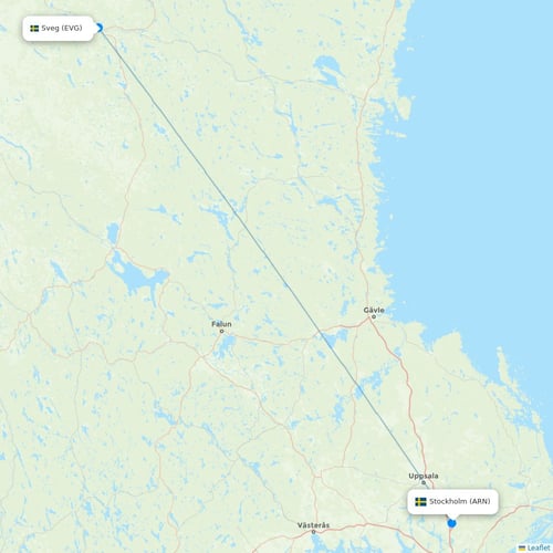 Map of Sveg
