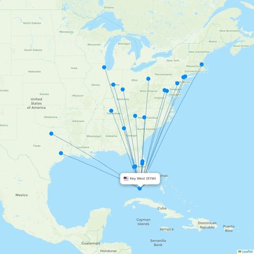 Map of Key West