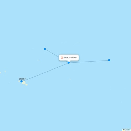 Map of Fakarava