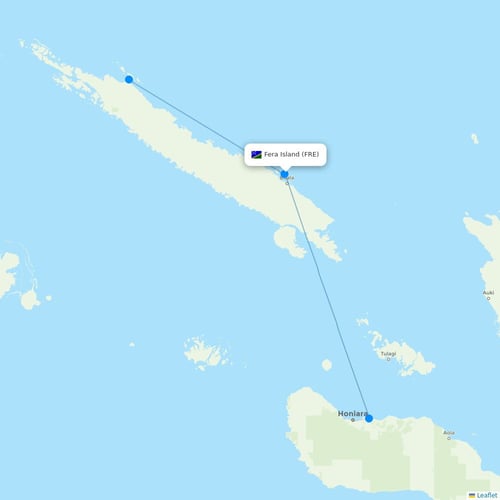 Map of Fera Island