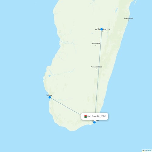 Map of Fort Dauphin