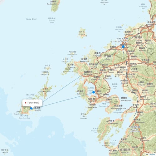 Map of Fukue