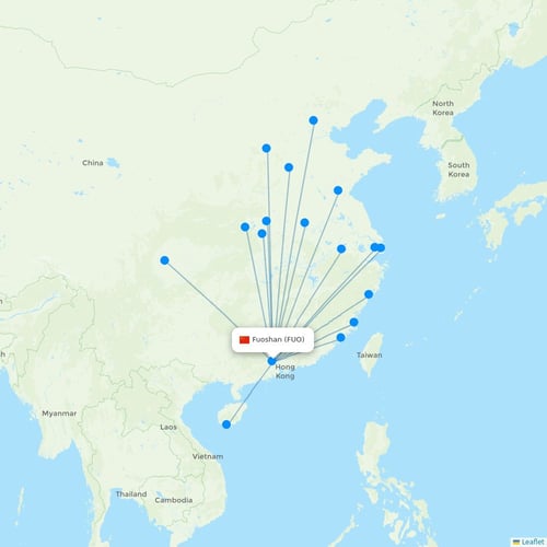 Map of Fuoshan