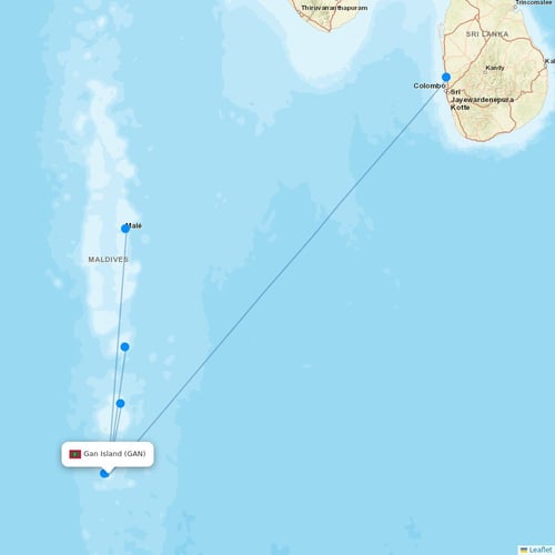 Map of Gan Island