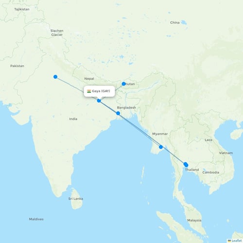 Map of Gaya