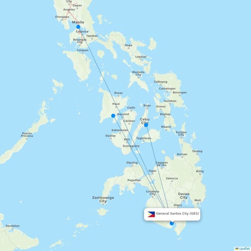 Map of General Santos City