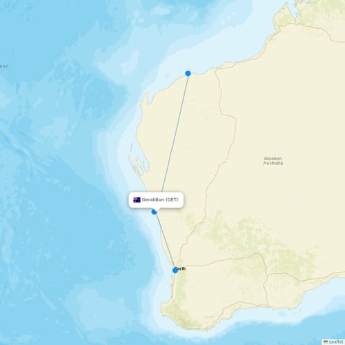 Map of Geraldton