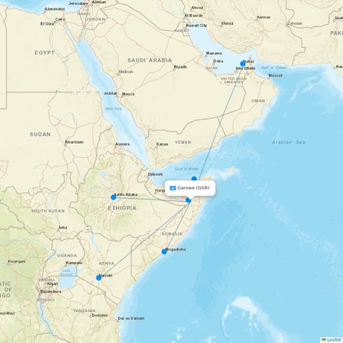 Map of Garowe