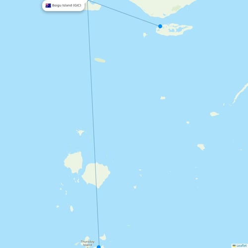 Map of Boigu Island