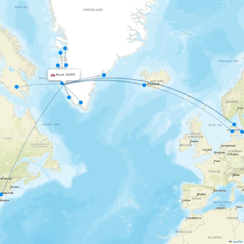 Map of Nuuk