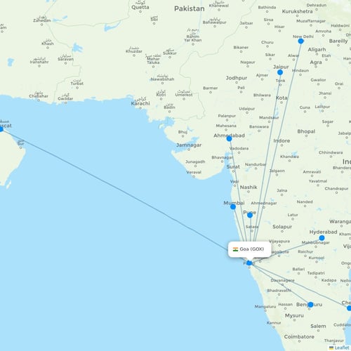 Map of Goa