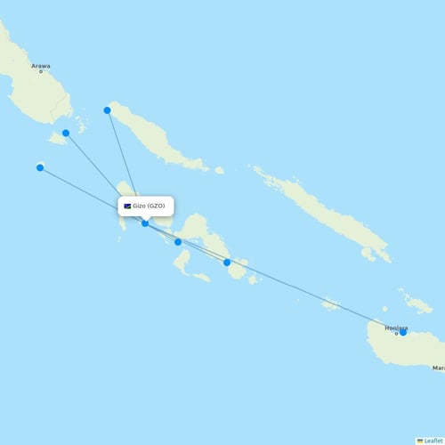Map of Gizo