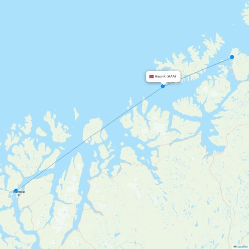 Map of Hasvik